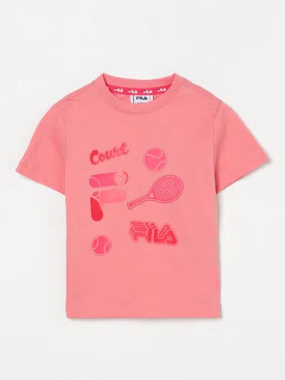 Fila T-shirt  Kids Color Pink In Pink