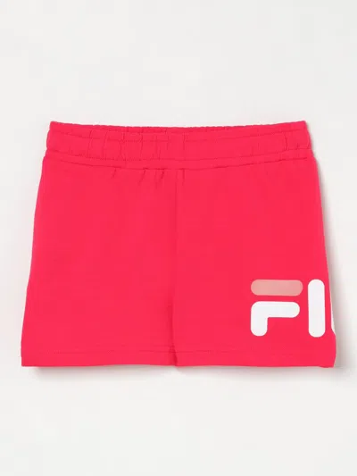Fila Shorts  Kids Color Strawberry In Strawberry