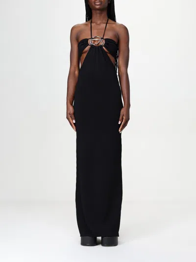 Coperni Long Dress In Schwarz