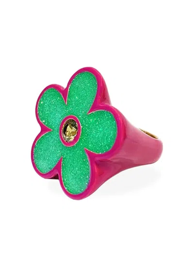 Dans Les Rues Flower Ring In 粉色