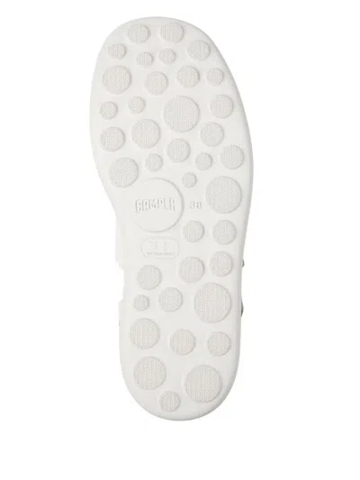 Camper Pelotas Flota Up Platform Sandal In White