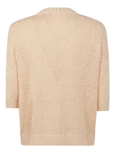 Nuur Short Sleeves Round Neck In 中性色