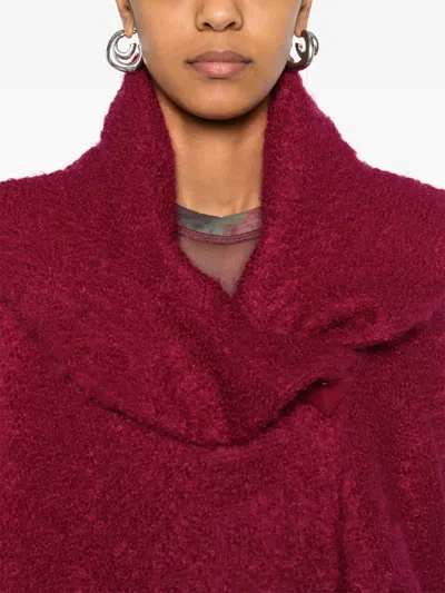 Pre-owned John Galliano 2000s Shearling Jacket In 粉色