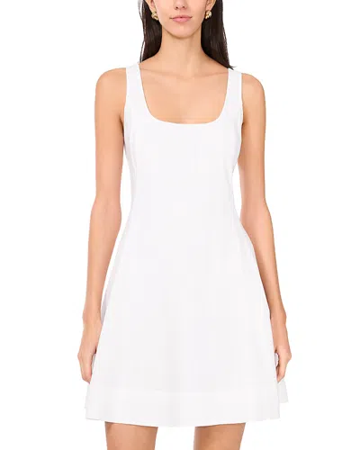 1.state Sleeveless Full Circle Minidress In Ultra White