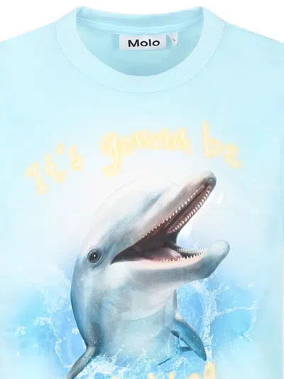 Molo Graphic-print T-shirt In 蓝色