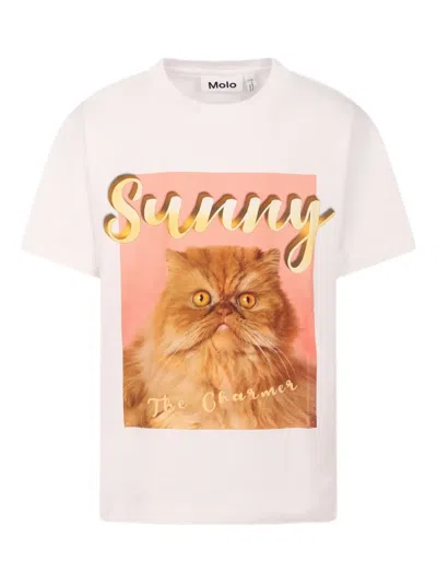 Molo Graphic-print T-shirt In 白色