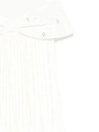 蝴蝶结细节连衣裙