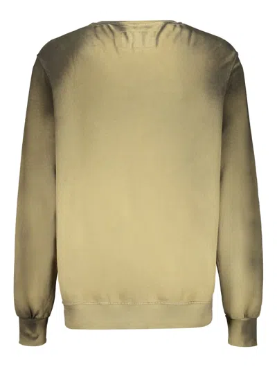 Iso.poetism Printed Cotton Sweatshirt In Green