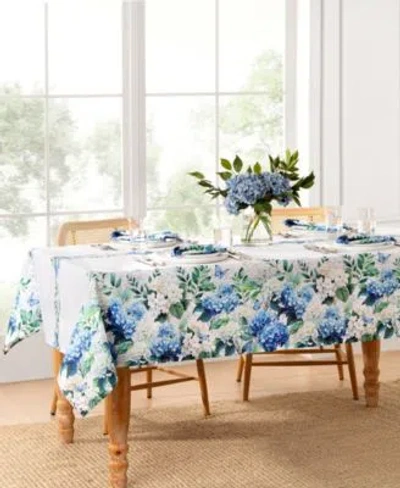 Elrene Hydrangea Bloom Floral Table Linen Collection In Multi
