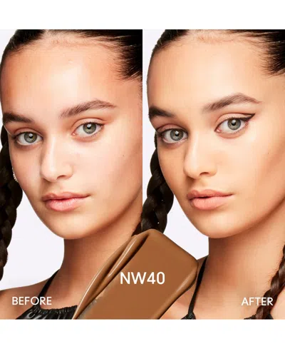 Mac Studio Fix Fluid Spf 15 24hr Matte Foundation + Oil Control, 1 Oz. In Nw40 (toasted Beige With Rosy Undertones