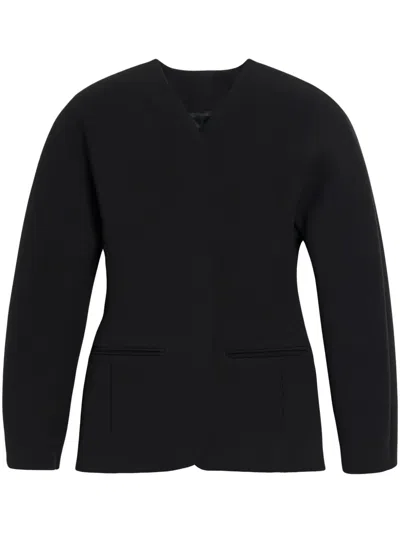 Jacquemus The Ovalo Jacket In Black