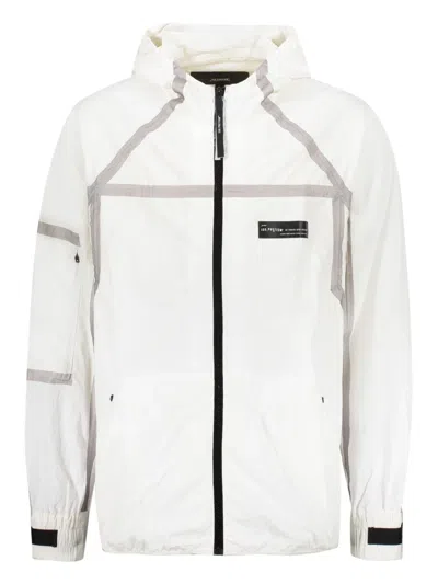Iso.poetism Hooded Nylon Jacket In White