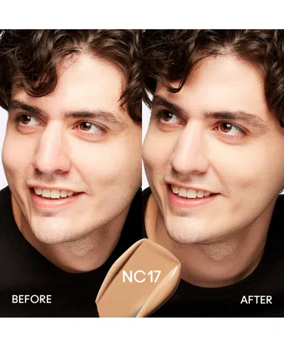 Mac Studio Fix Fluid Spf 15 24hr Matte Foundation + Oil Control, 1 Oz. In Nc17 (light Beige With Neutral Undertone