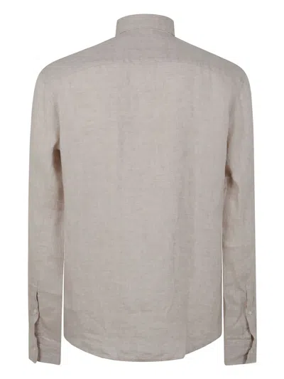 Michael Kors Linen Shirt Long Sleeves In 中性色