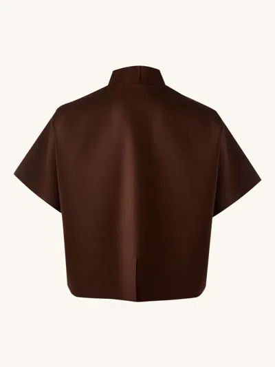 Misci Elle Blouse In Brown