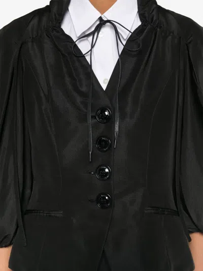 Pre-owned John Galliano 真丝夹克（ 2000年代典藏款 ） In Black