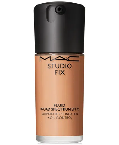 Mac Studio Fix Fluid Spf 15 24hr Matte Foundation + Oil Control, 1 Oz. In Nc44 (tanned Caramel With Golden Underto