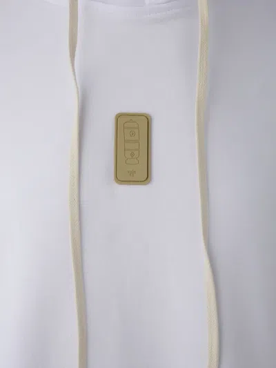 Misci Cotton Hoodie In White