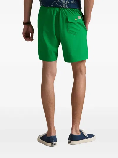 Polo Ralph Lauren 5.75-inch Traveler Classic Swim Trunk Man Swim Trunks Green Size Xxl Recycled Poly In Preppy Green