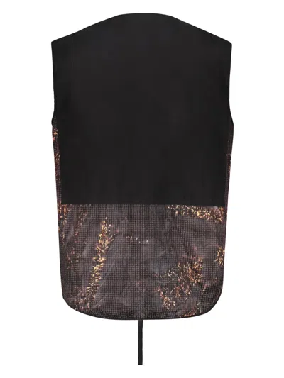 Iso.poetism Cotton-blend Vest In Black