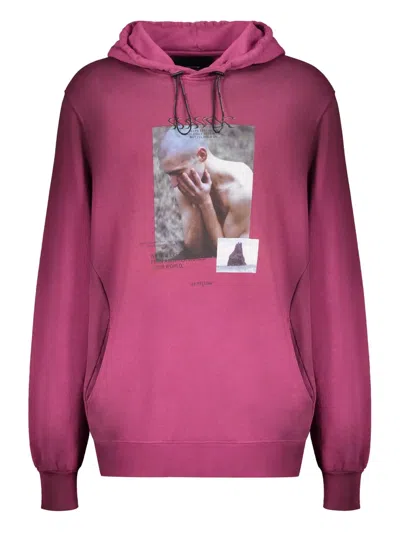 Iso.poetism Photograph-print Hoodie In Violett