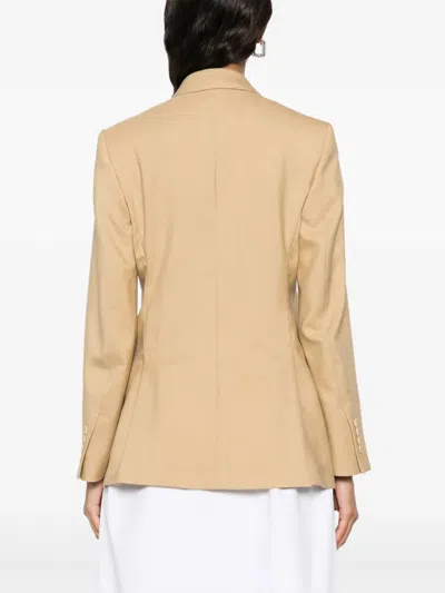 Max Mara Doublebreasted Blazer In Nude