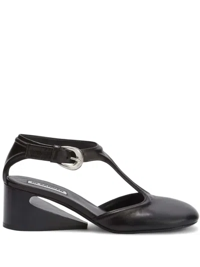Jil Sander Sandals Woman In Black