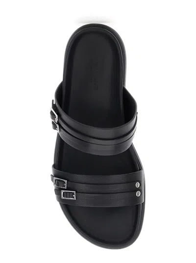 Vagabond Black Slip-on Sandals In Black