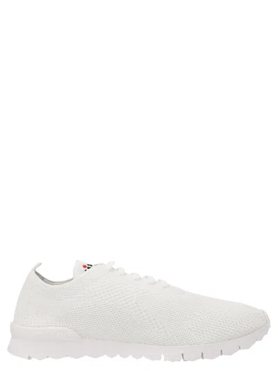 Kiton White Running Sneakers In White