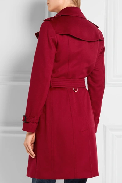 Shop Burberry The Sandringham Cashmere Trench Coat