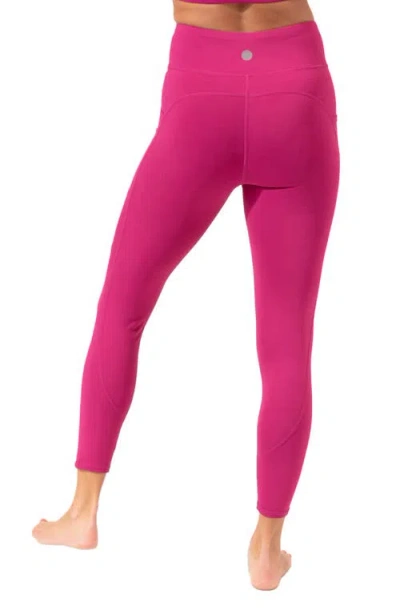 Threads 4 Thought Rita High Waist Pocket Leggings In Plum Spritz
