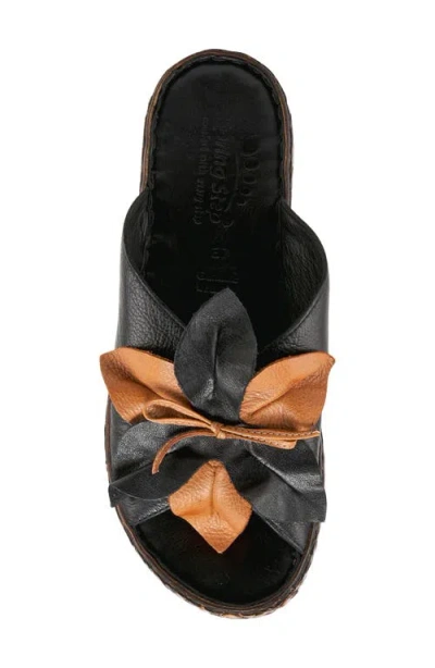 Spring Step Hilary Wedge Slide Sandal In Black