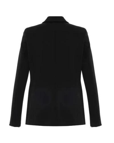 Theo The Label Aphrodite Split Sleeve Jacket In Black
