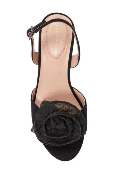 Bandolino Women's Marette Rosette Halter Dress Sandals In Black 001