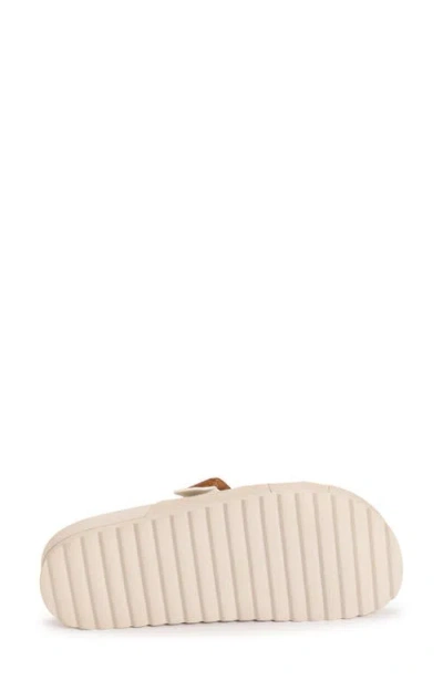 Muk Luks Womens Grand Shayna Criss Cross Strap Flat Sandals In Beige