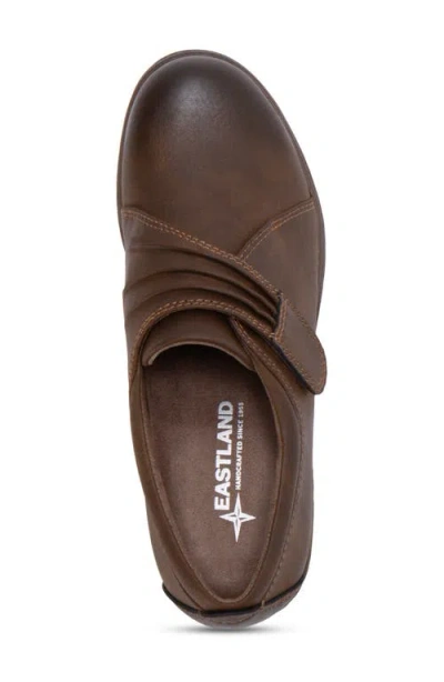 Eastland Maggie Womens Round Closed Toe Slip-on Shoe In Brown