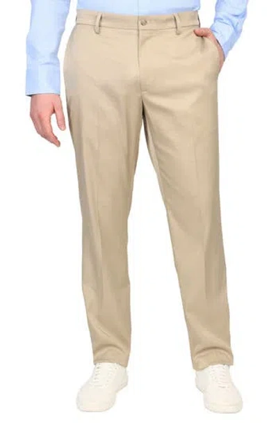 Tailorbyrd Tailored Performance Stretch Pants In Khaki