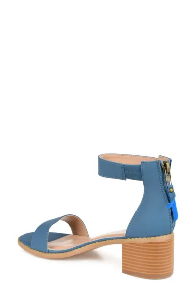 Journee Collection Collection Women's Percy Sandal In Blue