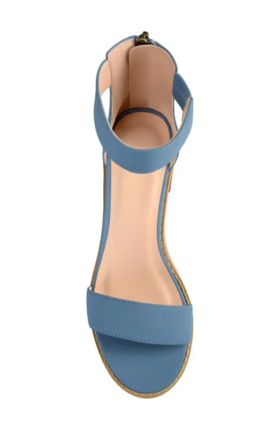 Journee Collection Collection Women's Percy Sandal In Blue