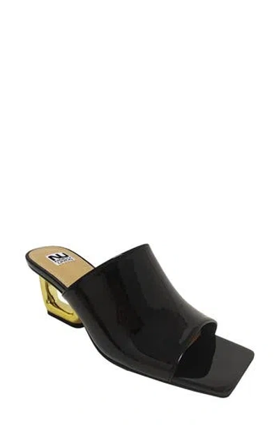 Ninety Union Florence Square Toe Mule In Black