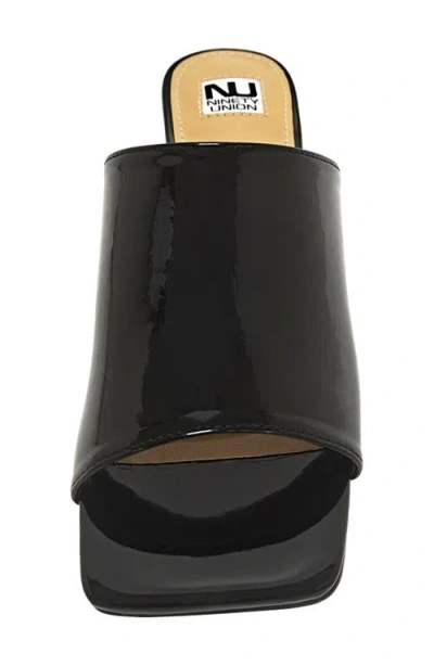 Ninety Union Florence Square Toe Mule In Black