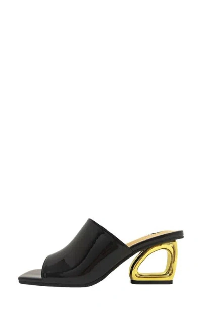 Ninety Union Florence Square Toe Mule In Black