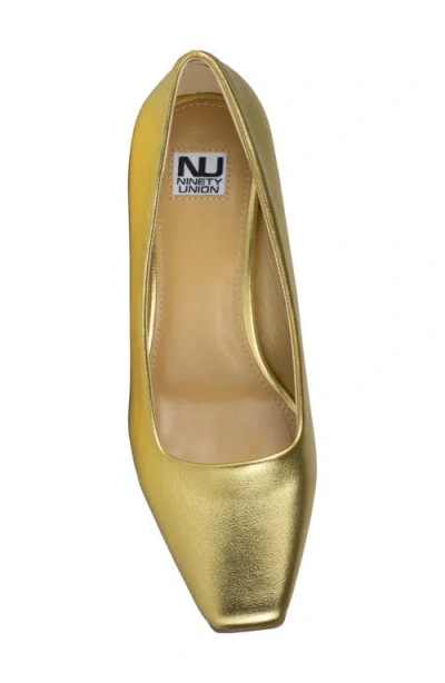 Ninety Union Melody Snip Toe Pump In Gold