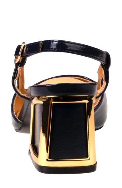 Ninety Union Blake Slingback Pump In Navy