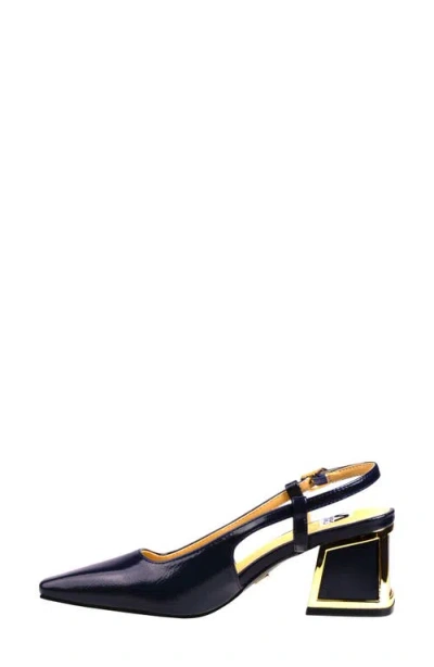 Ninety Union Blake Slingback Pump In Navy