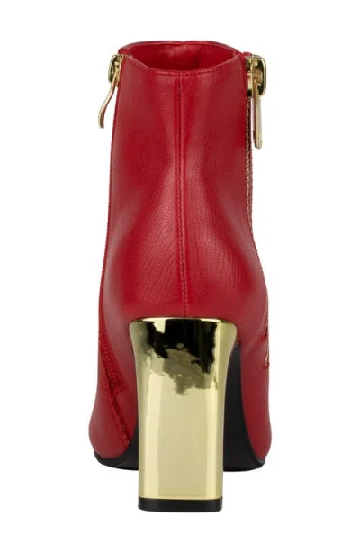 Ninety Union Square Toe Boot In Red
