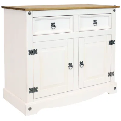 Sunnydaze Solid Pine 2-drawer Sideboard