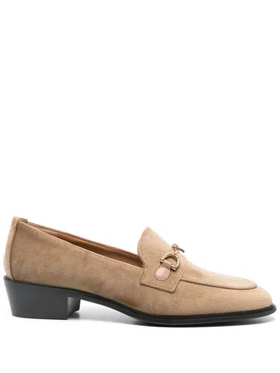 Roberto Festa Flat Shoes In Gold