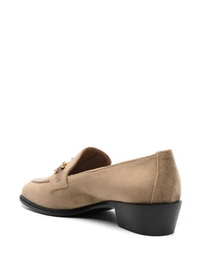 Shop Roberto Festa Flat Shoes In Gold