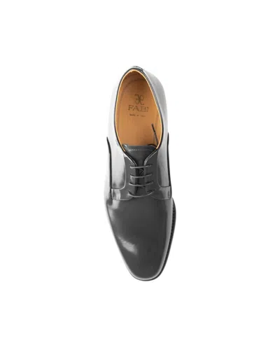 Fabi Smooth Black City Oxfords In Black